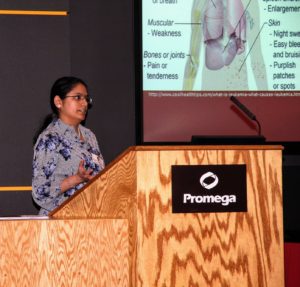 Sridevi Kameswaran, graduate of the MS in Biotechnology Program