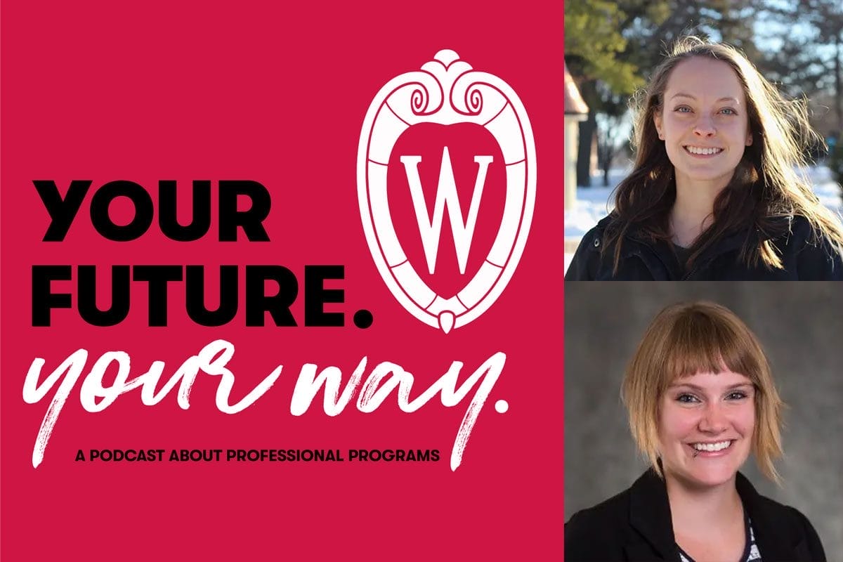 Your Future. Your Way. podcast cover featuring Anna and Emma